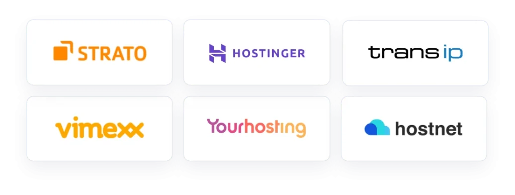 Diverse hostingpartijen