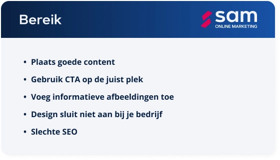 Bereik vergroten