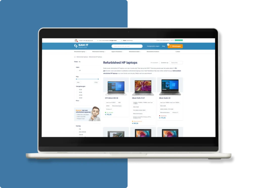 SAM IT Services voorbeeld 3