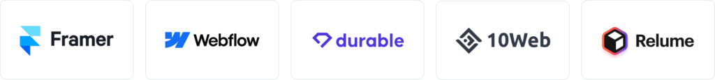 AI website builders