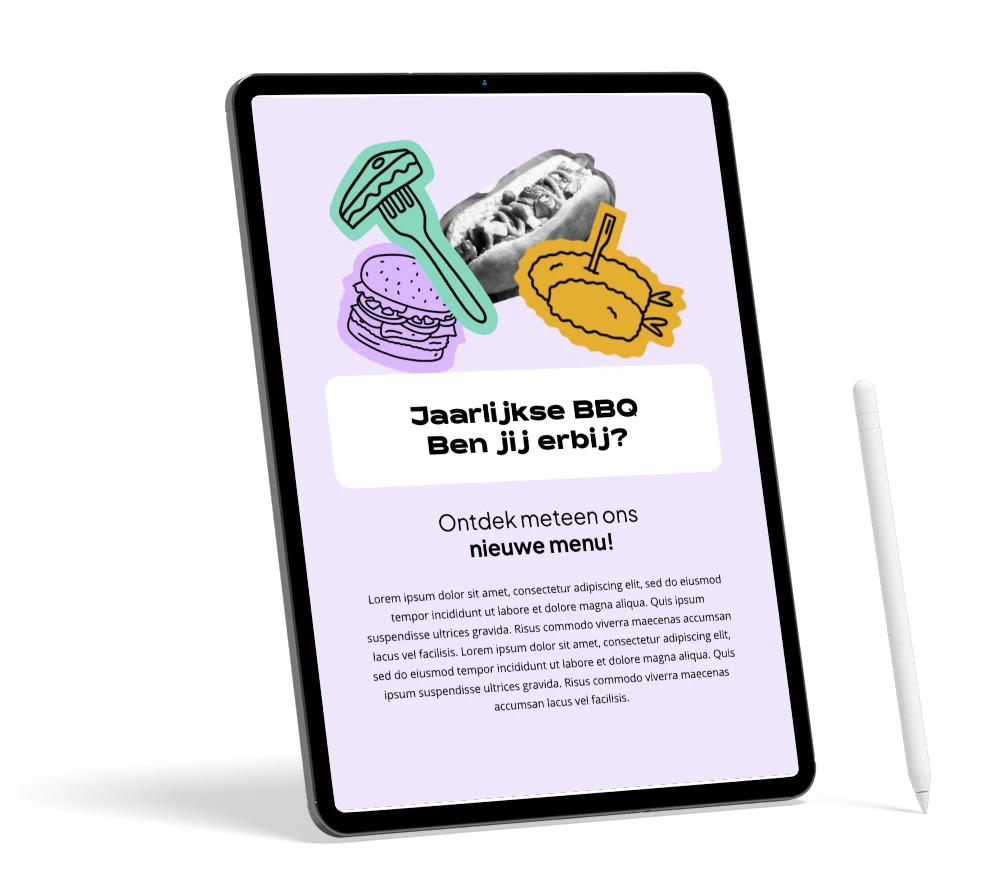 Nieuwsbrief laten maken