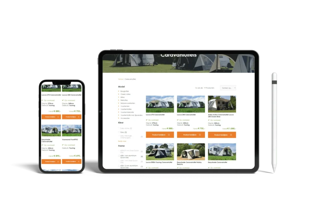 REDA Tenten webshop