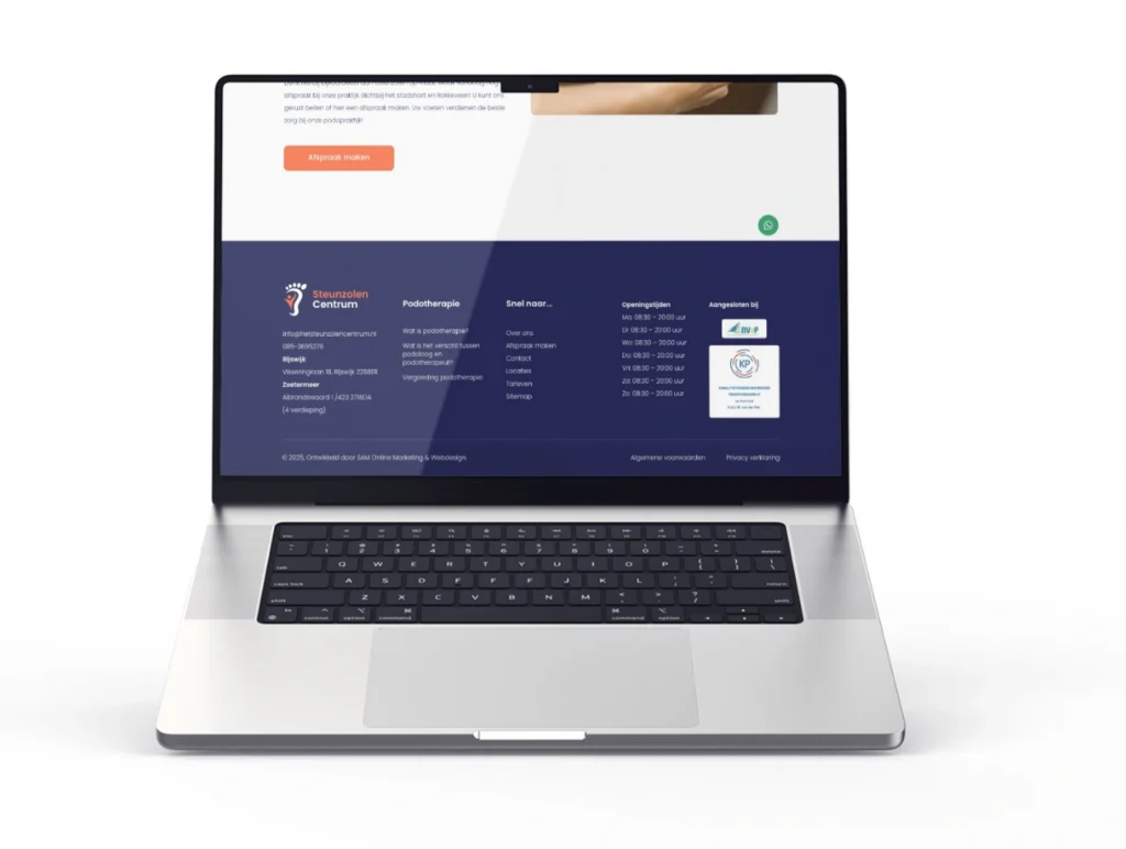 Steunzolencentrum footer
